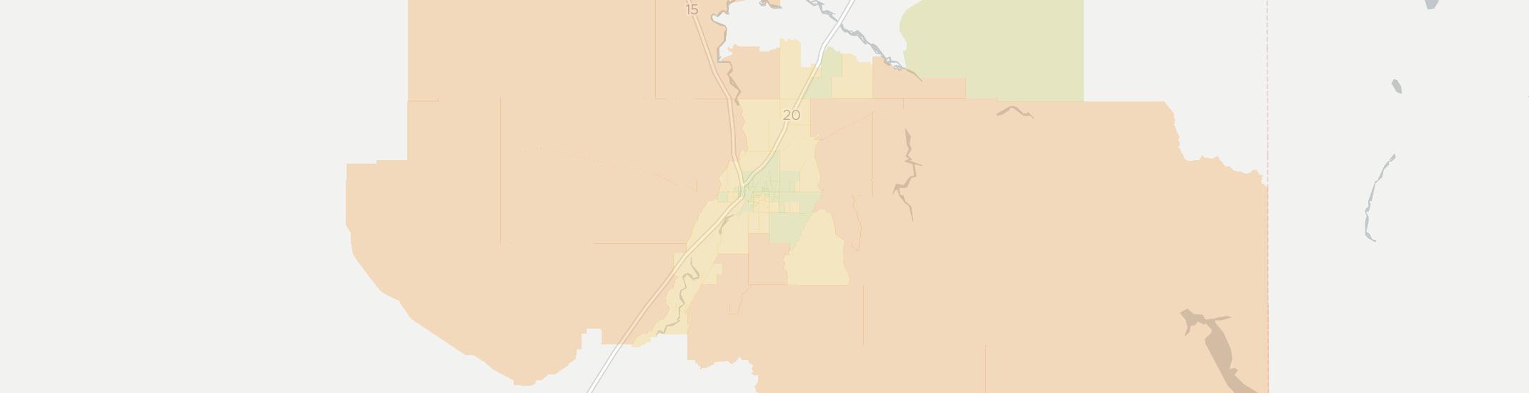 Idaho Falls Internet Competition Map. Click for interactive map.