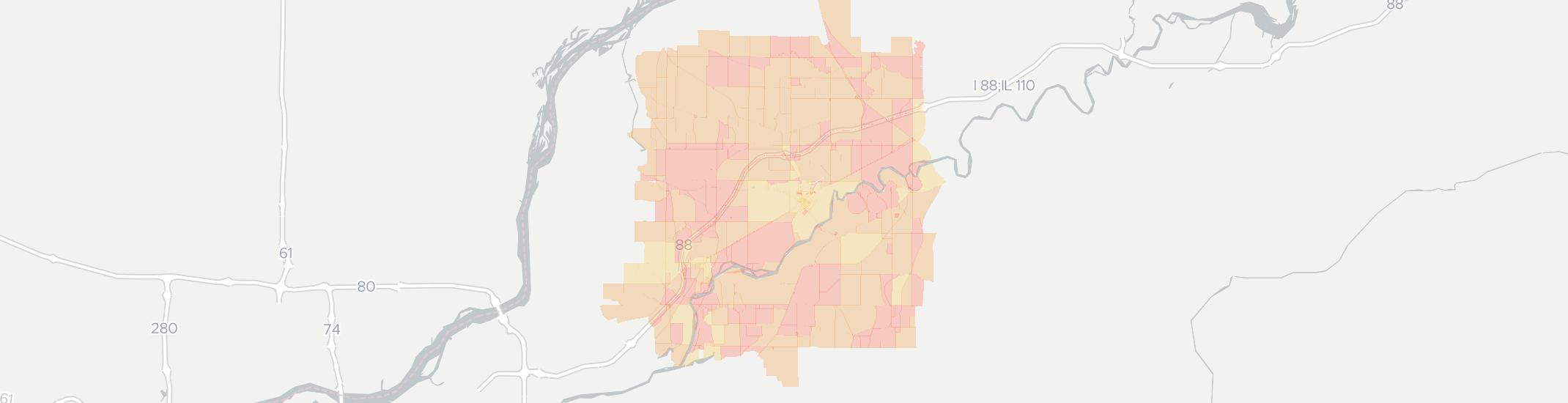 Erie Internet Competition Map. Click for interactive map.