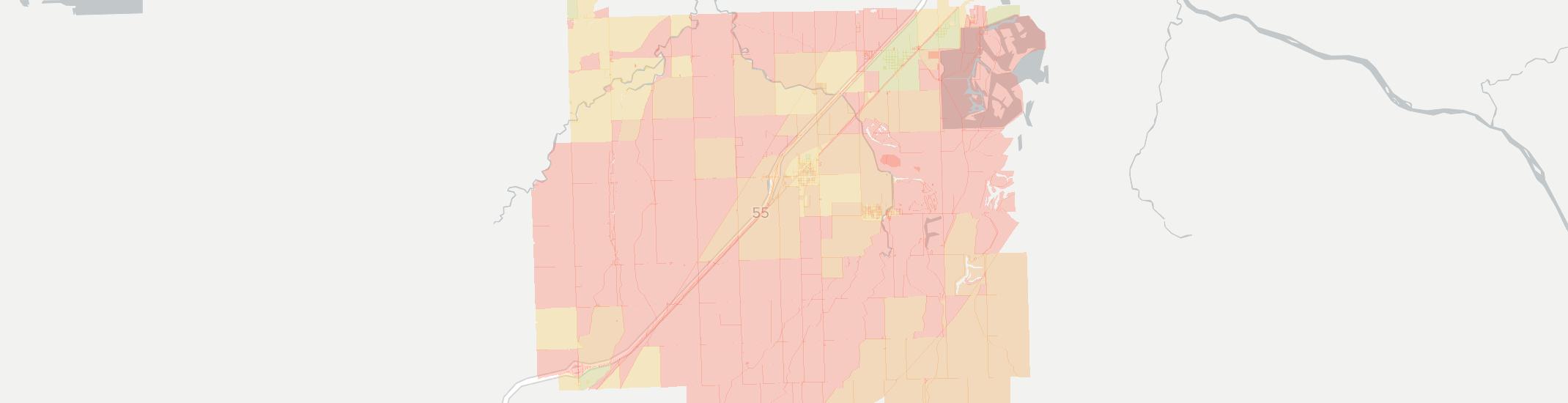 Gardner Internet Competition Map. Click for interactive map.