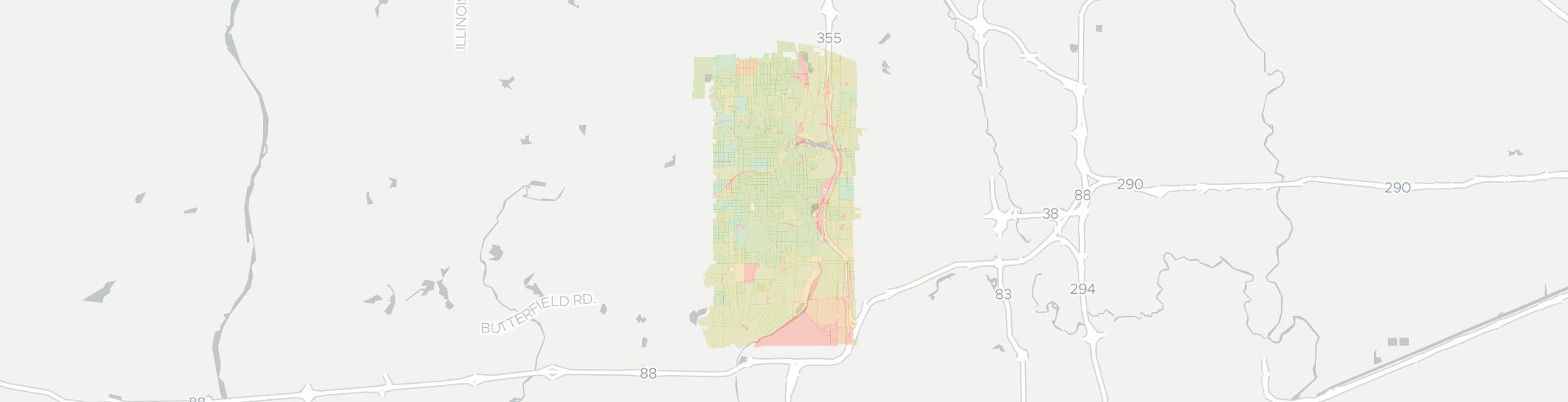Glen Ellyn Internet Competition Map. Click for interactive map.