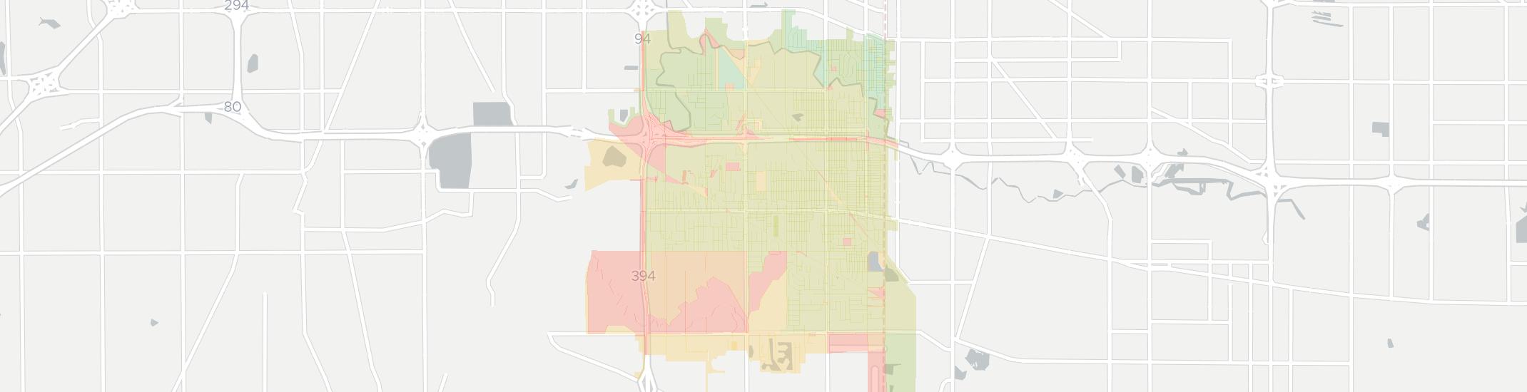 Lansing Internet Competition Map. Click for interactive map.