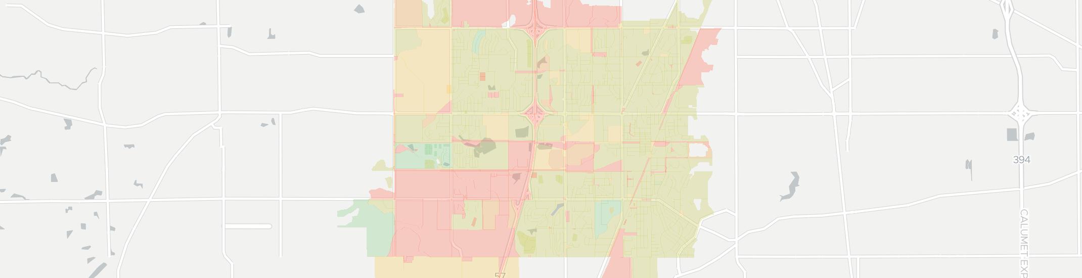 Matteson Internet Competition Map. Click for interactive map.
