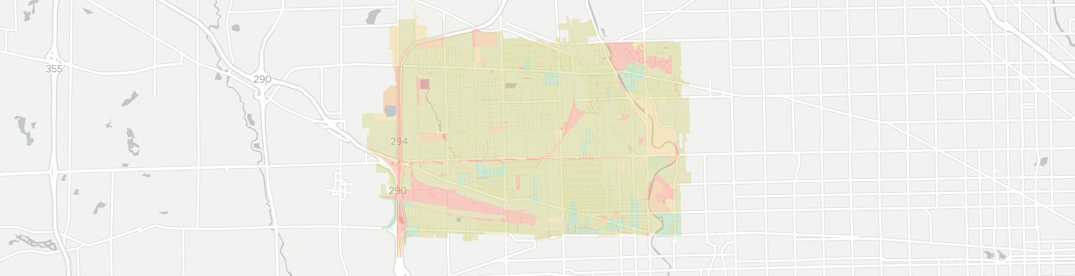 Melrose Park Internet Competition Map. Click for interactive map.