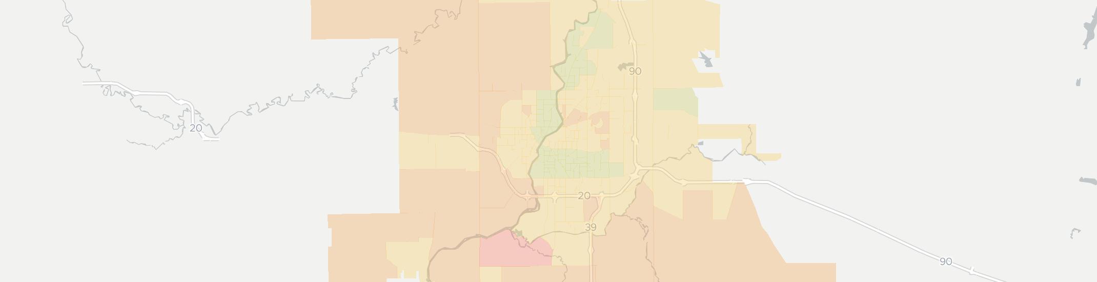 Rockford Internet Competition Map. Click for interactive map.