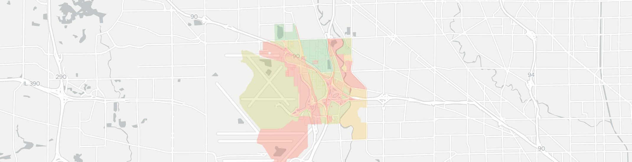 Rosemont Internet Competition Map. Click for interactive map.