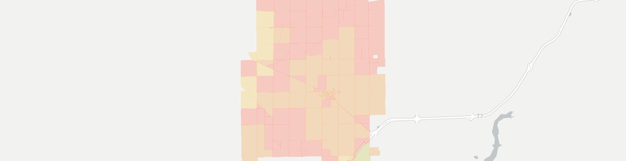 Warrensburg Internet Competition Map. Click for interactive map.