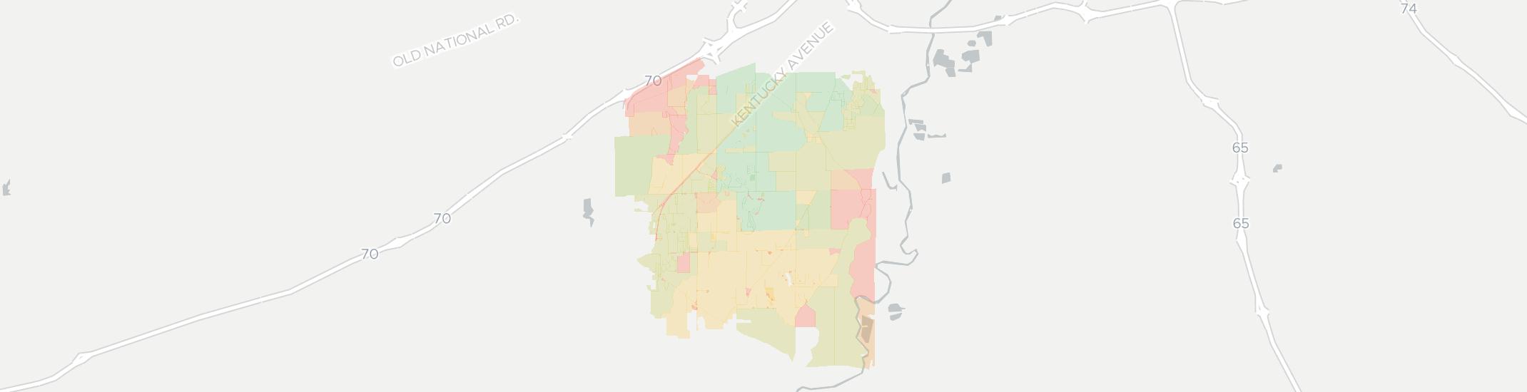 Camby Internet Competition Map. Click for interactive map