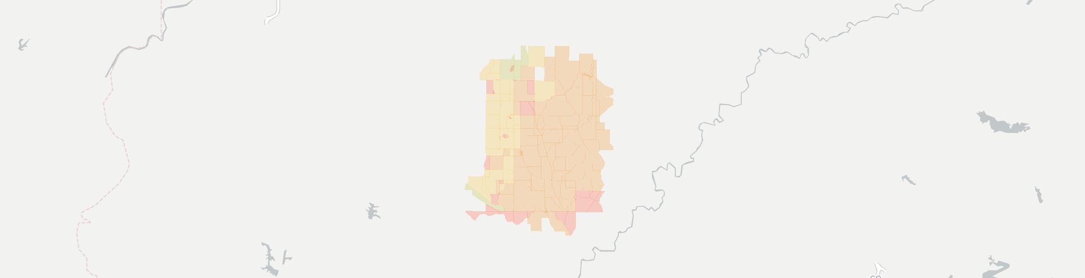 Coal City Internet Competition Map. Click for interactive map.