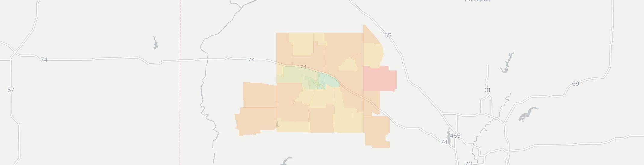 Crawfordsville Internet Competition Map. Click for interactive map.