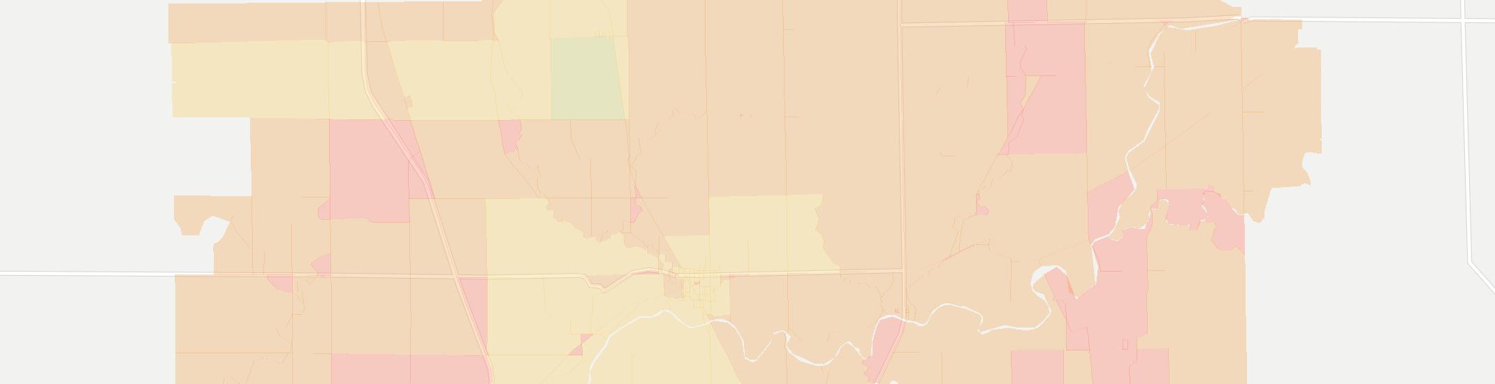 Denver Internet Competition Map. Click for interactive map