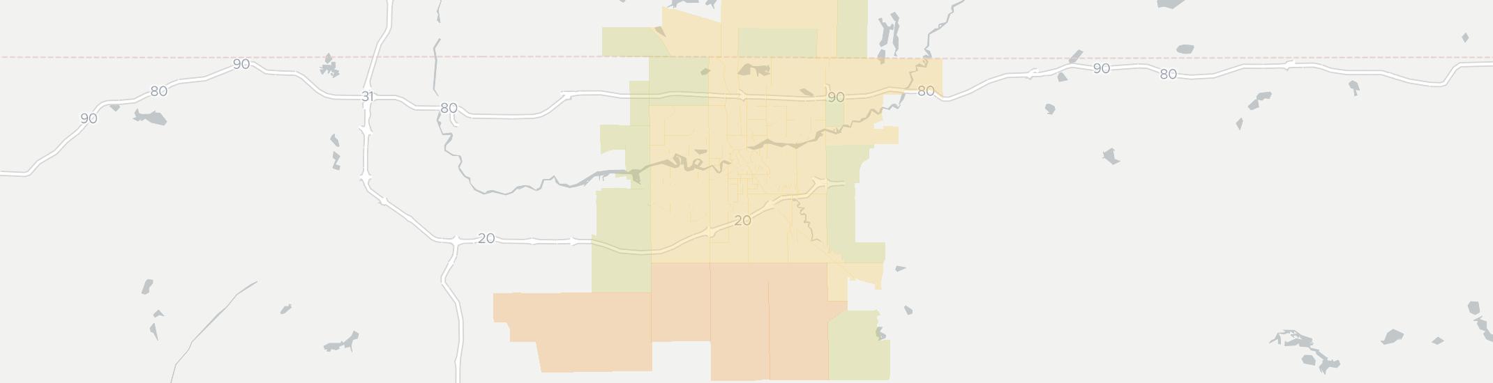 Elkhart Internet Competition Map. Click for interactive map
