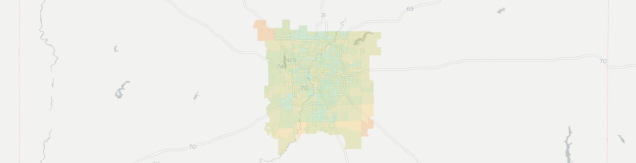 Indianapolis Internet Competition Map. Click for interactive map.