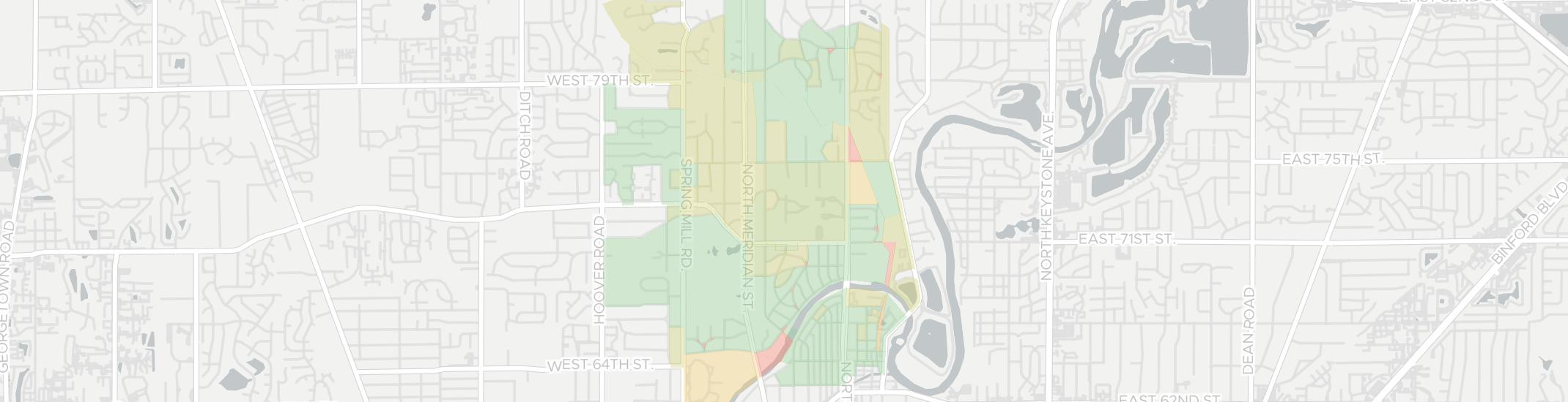 Meridian Hills Internet Competition Map. Click for interactive map.
