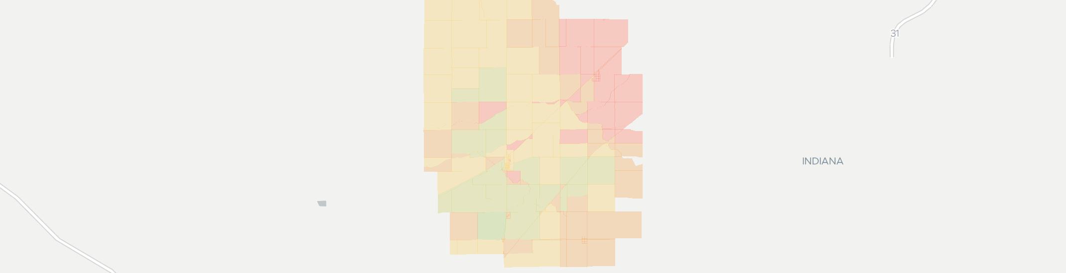 Michigantown Internet Competition Map. Click for interactive map