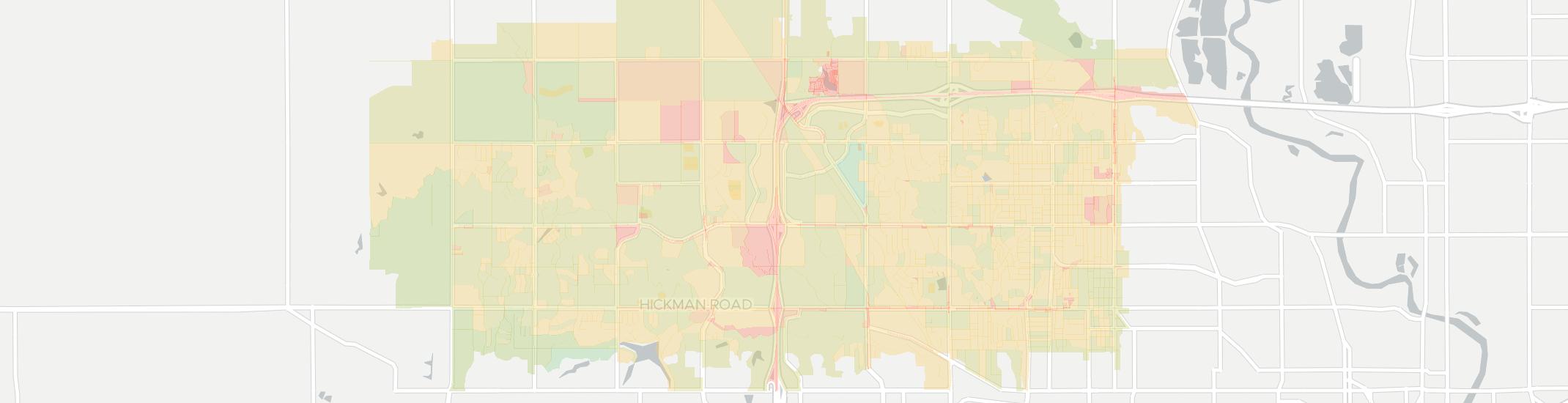 Urbandale Internet Competition Map. Click for interactive map.