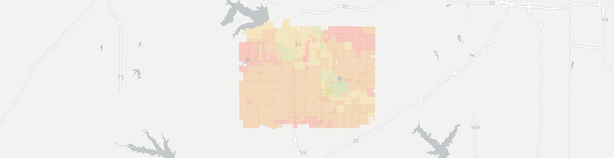 Baldwin City Internet Competition Map. Click for interactive map.