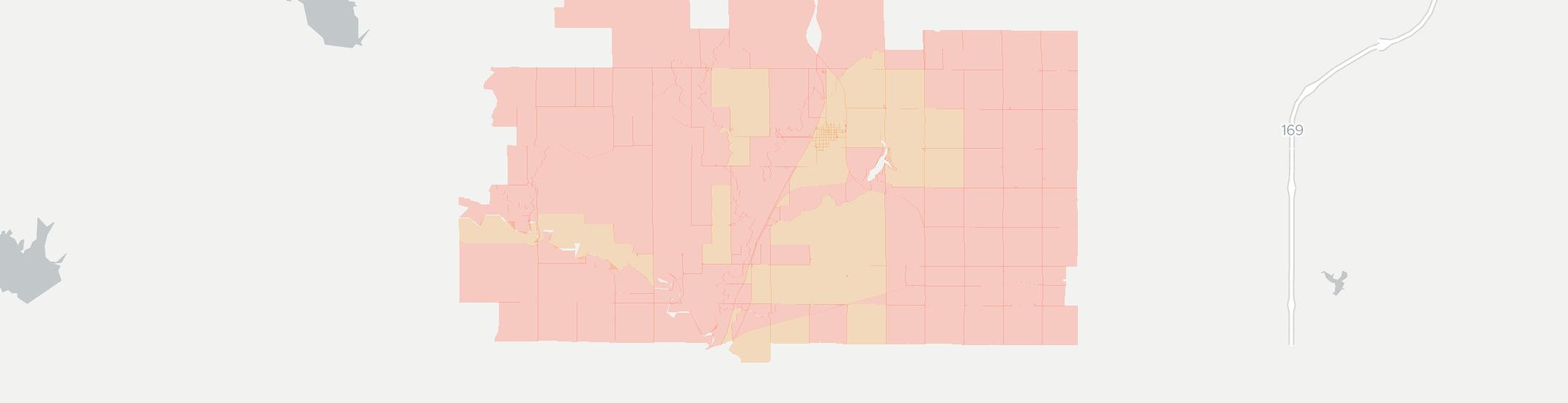 Buffalo Internet Competition Map. Click for interactive map