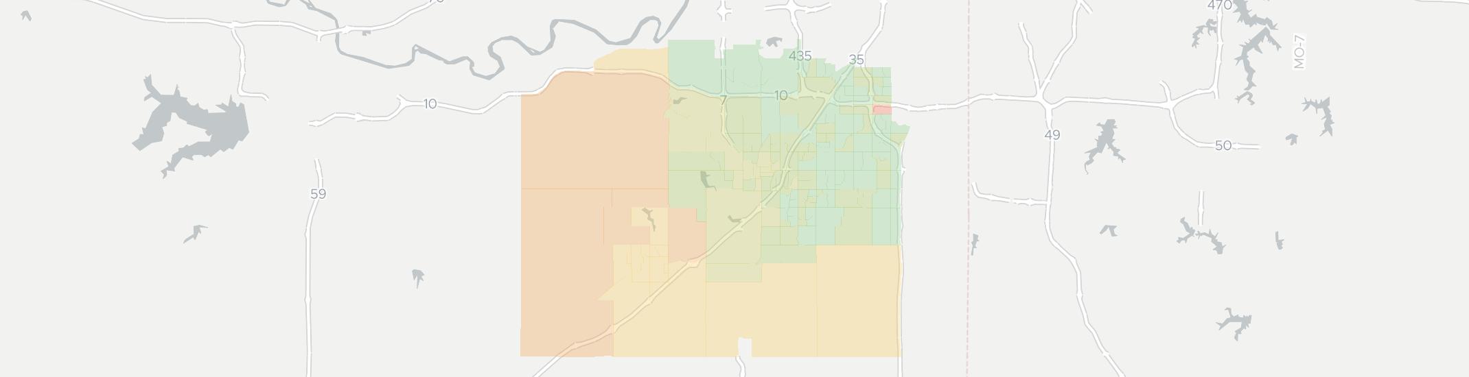 Olathe Internet Competition Map. Click for interactive map.