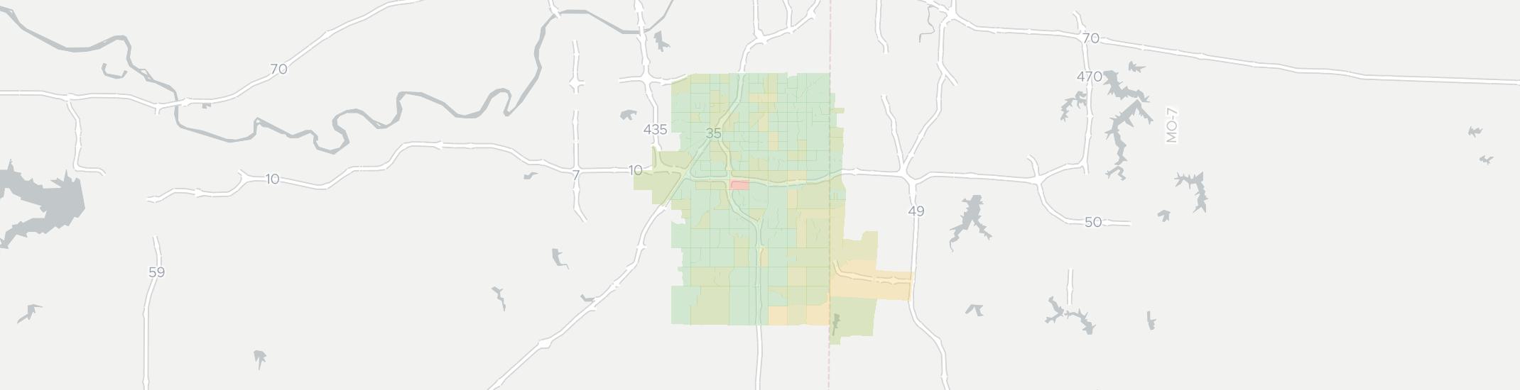 Overland Park Internet Competition Map. Click for interactive map