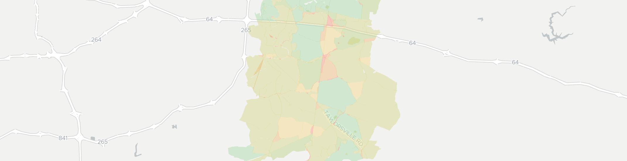 Fisherville Internet Competition Map. Click for interactive map.