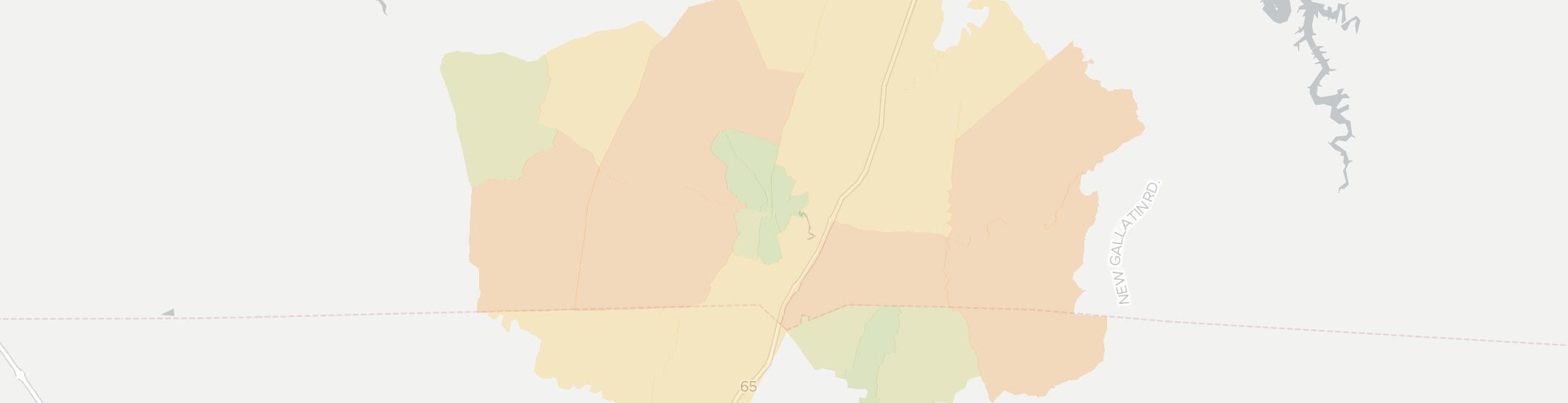 Franklin Internet Competition Map. Click for interactive map