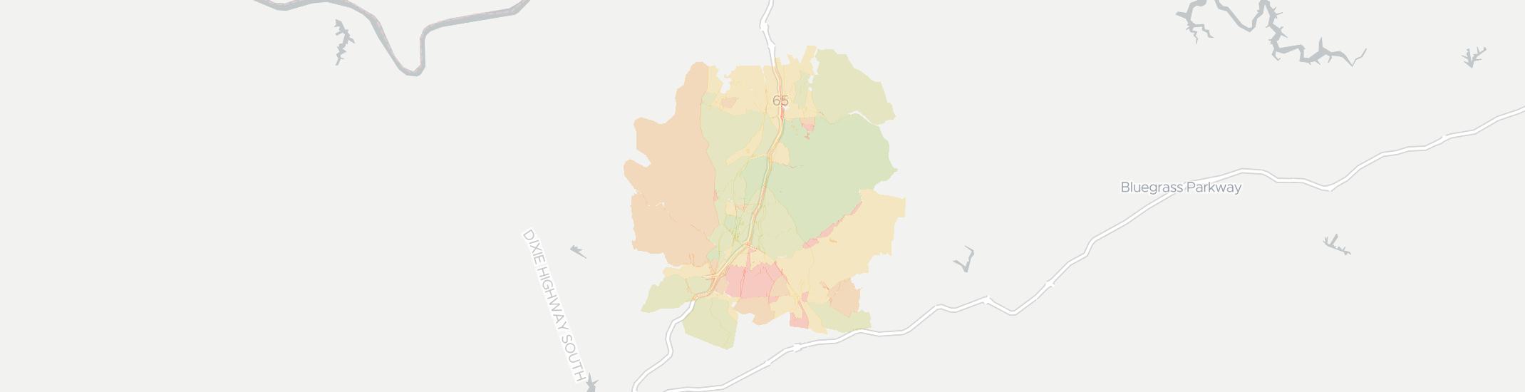 Lebanon Junction Internet Competition Map. Click for interactive map
