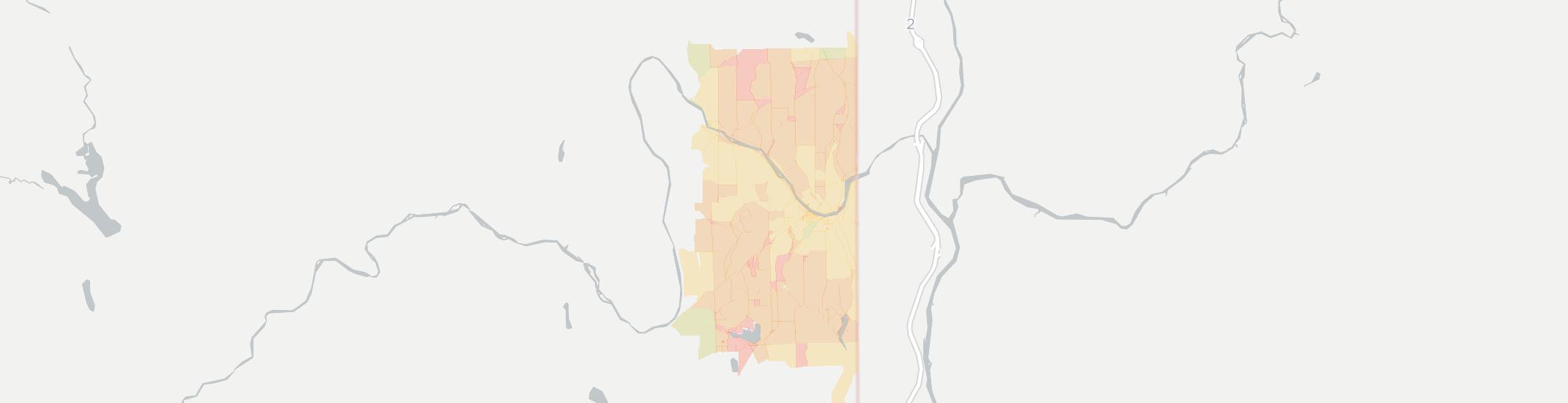Fort Fairfield Internet Competition Map. Click for interactive map