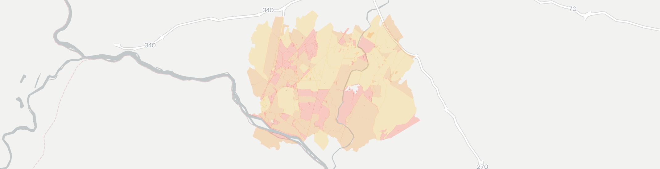 Adamstown Internet Competition Map. Click for interactive map.