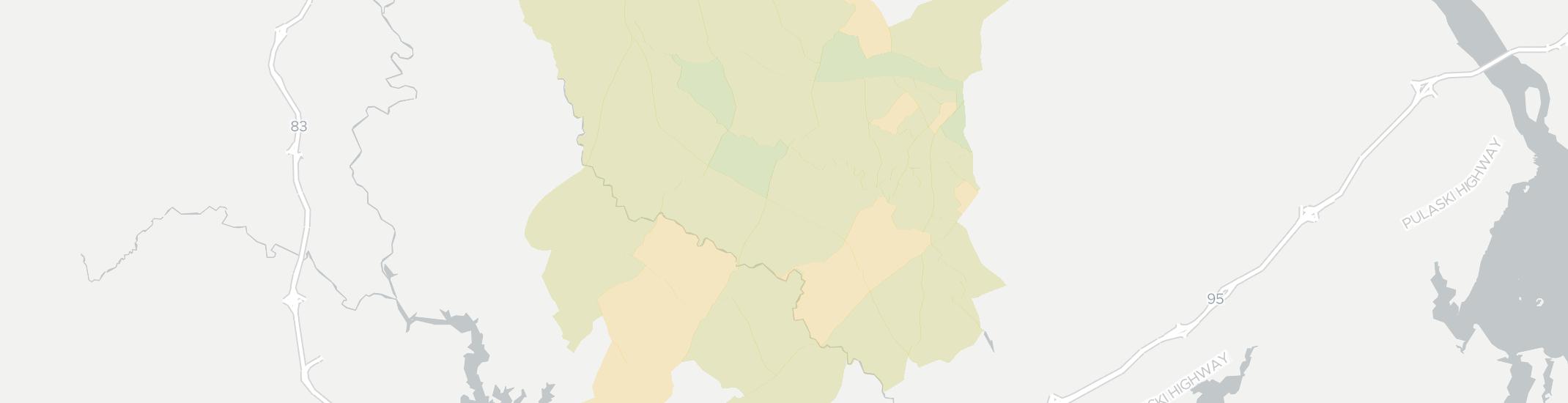 Fallston Internet Competition Map. Click for interactive map.