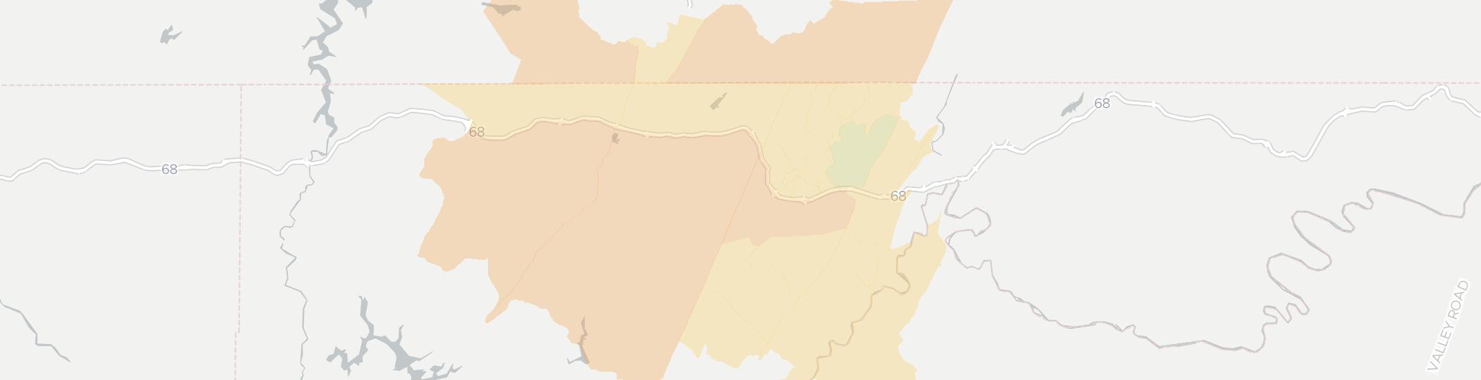 Frostburg Internet Competition Map. Click for interactive map.