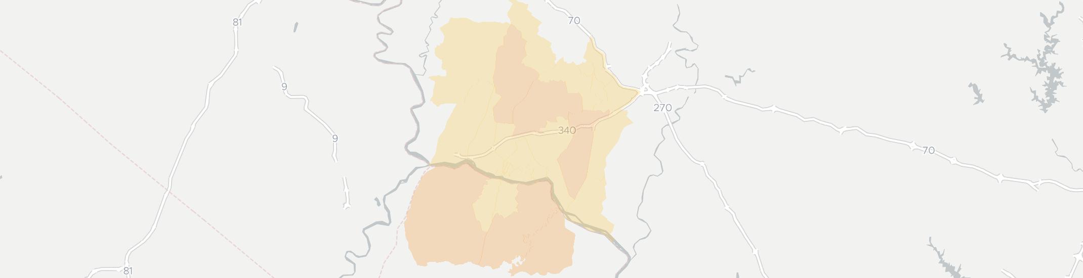 Jefferson Internet Competition Map. Click for interactive map.