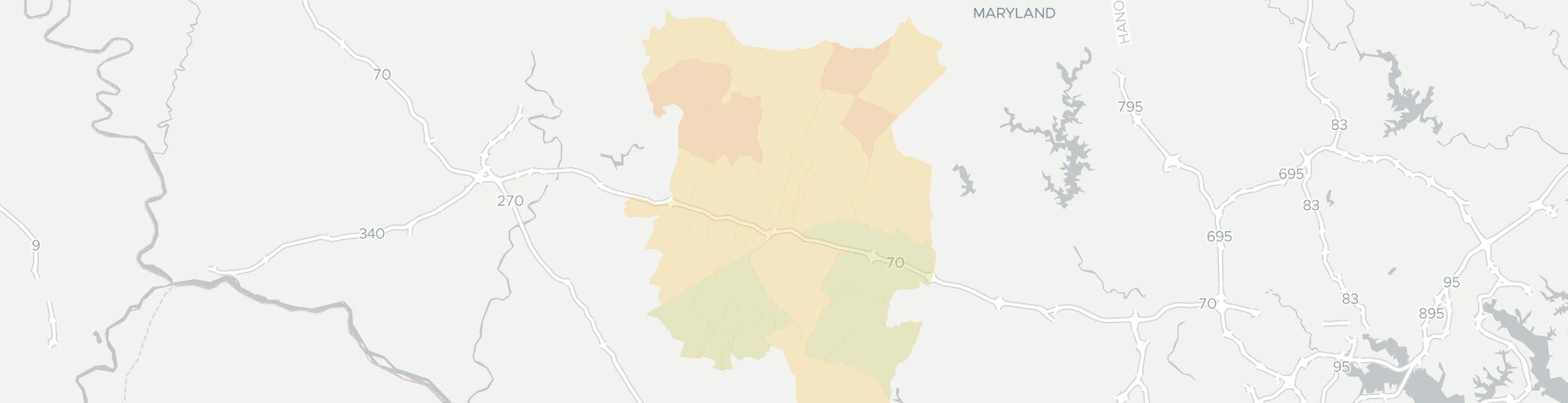 Mount Airy Internet Competition Map. Click for interactive map