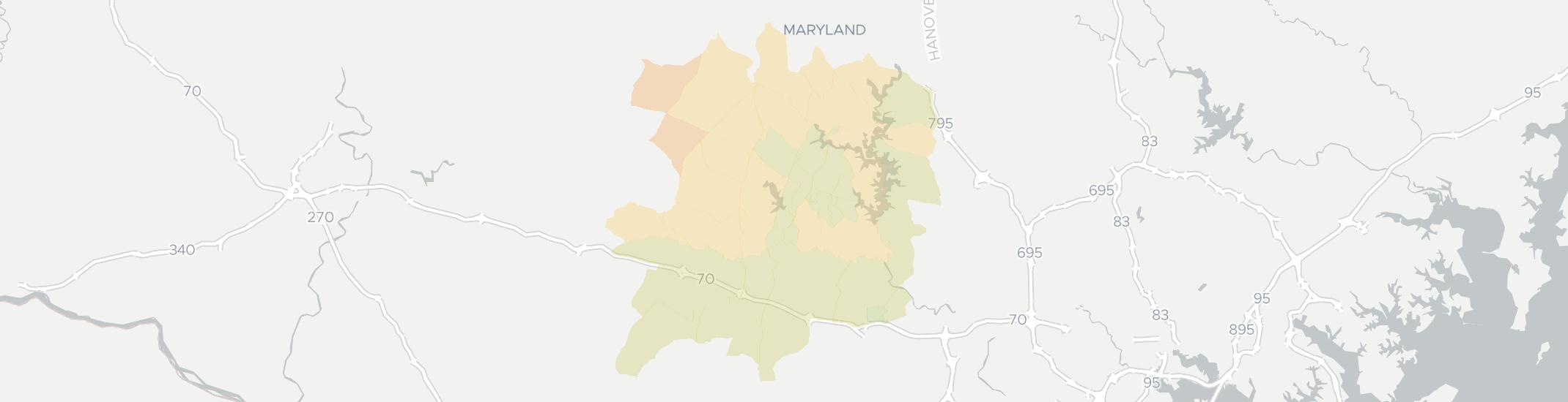 Sykesville Internet Competition Map. Click for interactive map.