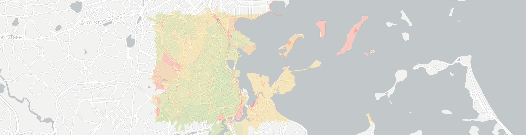 Dorchester Internet Competition Map. Click for interactive map.