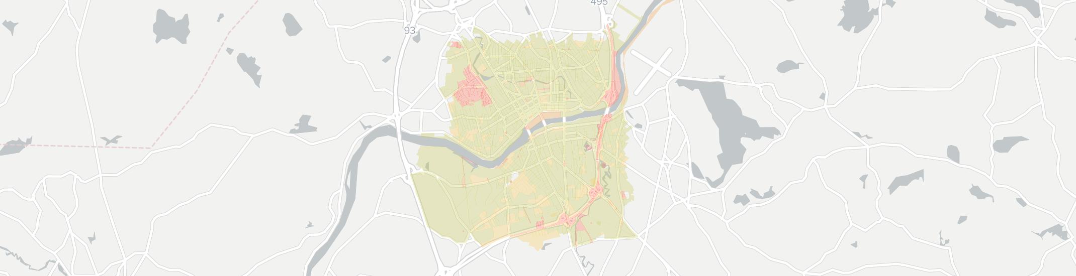 Lawrence Internet Competition Map. Click for interactive map