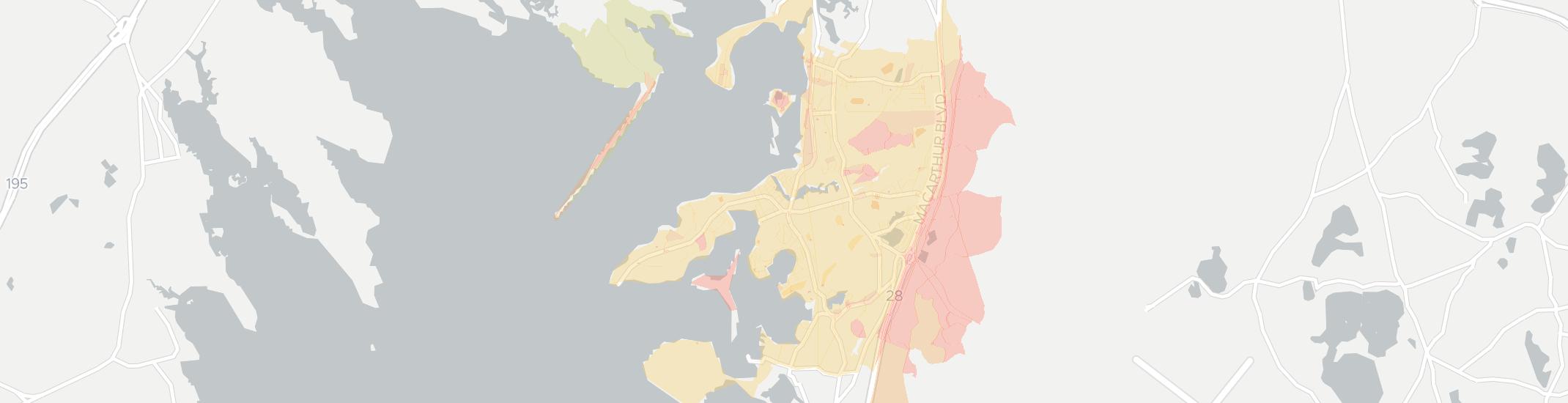 Pocasset Internet Competition Map. Click for interactive map.