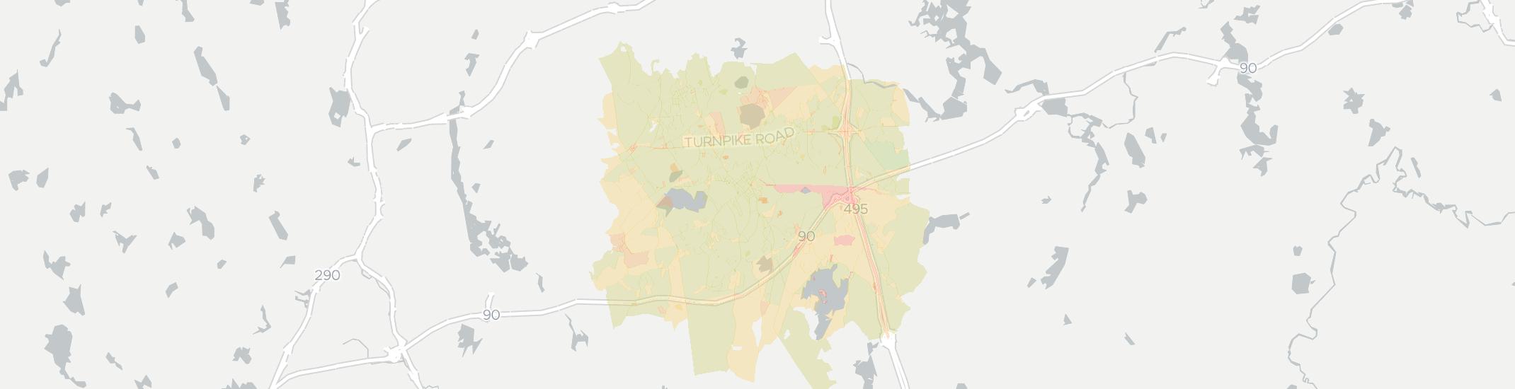Westborough Internet Competition Map. Click for interactive map