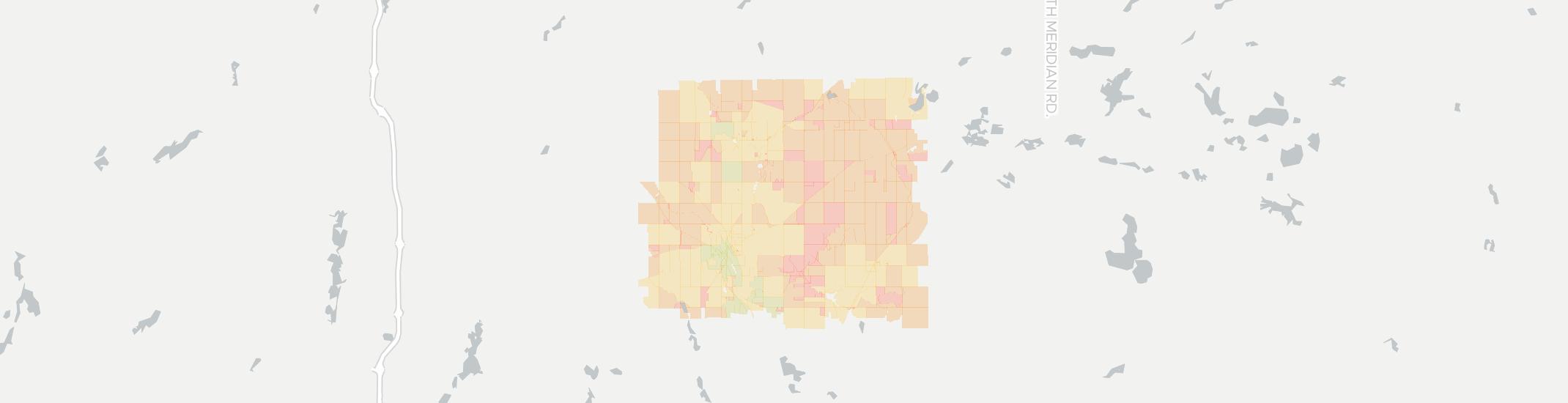 Jonesville Internet Competition Map. Click for interactive map.