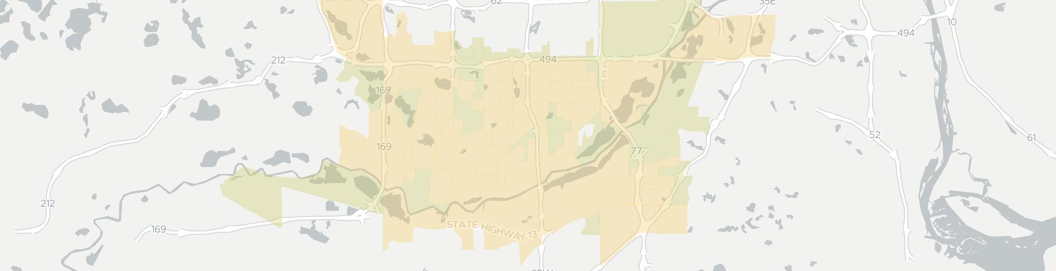 Bloomington Internet Competition Map. Click for interactive map