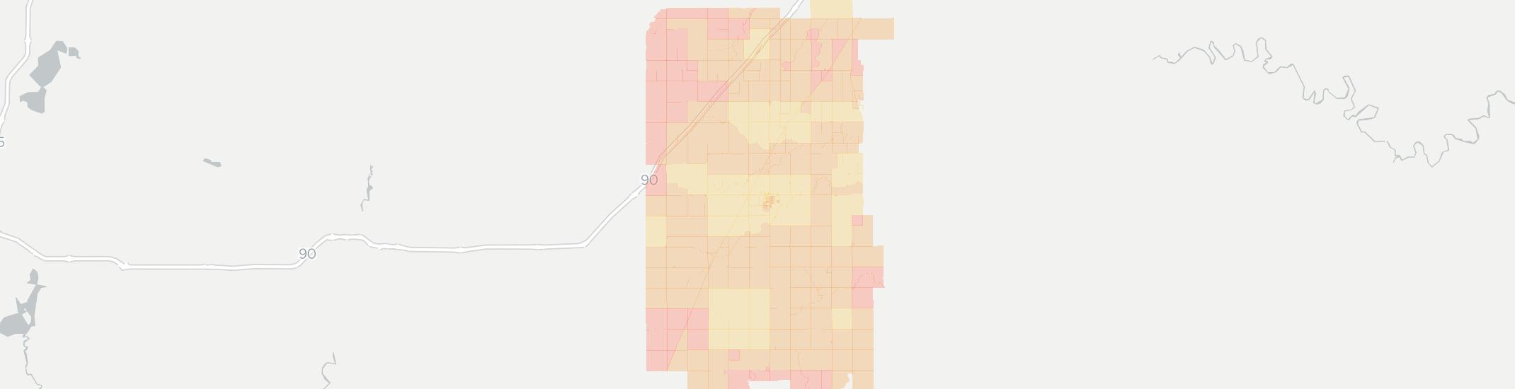 Grand Meadow Internet Competition Map. Click for interactive map.