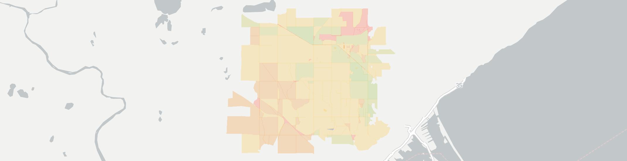 Hermantown Internet Competition Map. Click for interactive map.