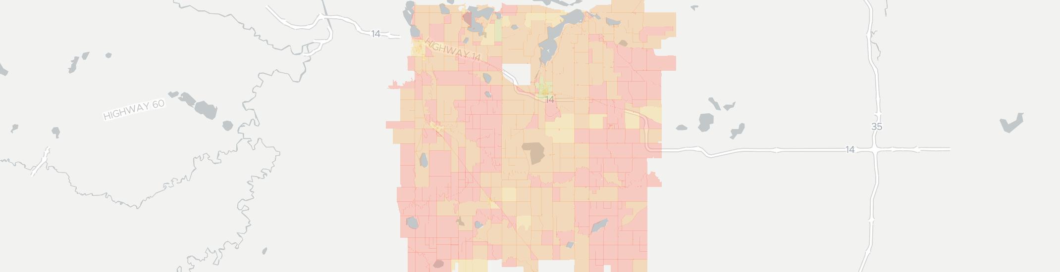 Janesville Internet Competition Map. Click for interactive map.