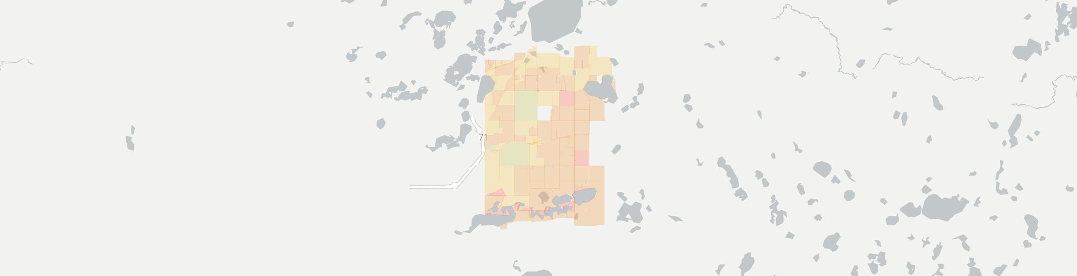 Kandiyohi Internet Competition Map. Click for interactive map.