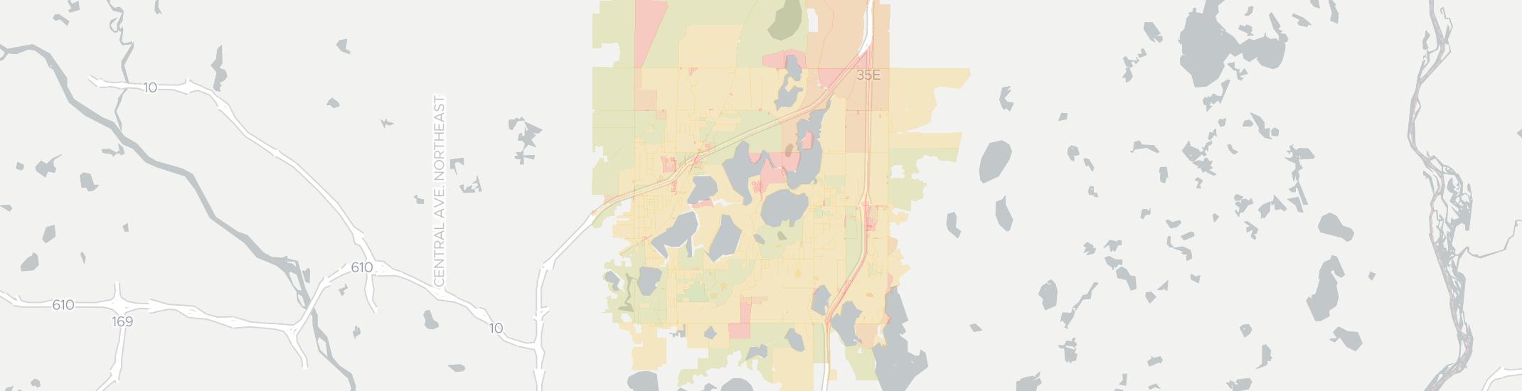 Lino Lakes Internet Competition Map. Click for interactive map.