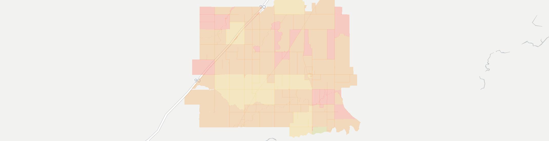 Racine Internet Competition Map. Click for interactive map