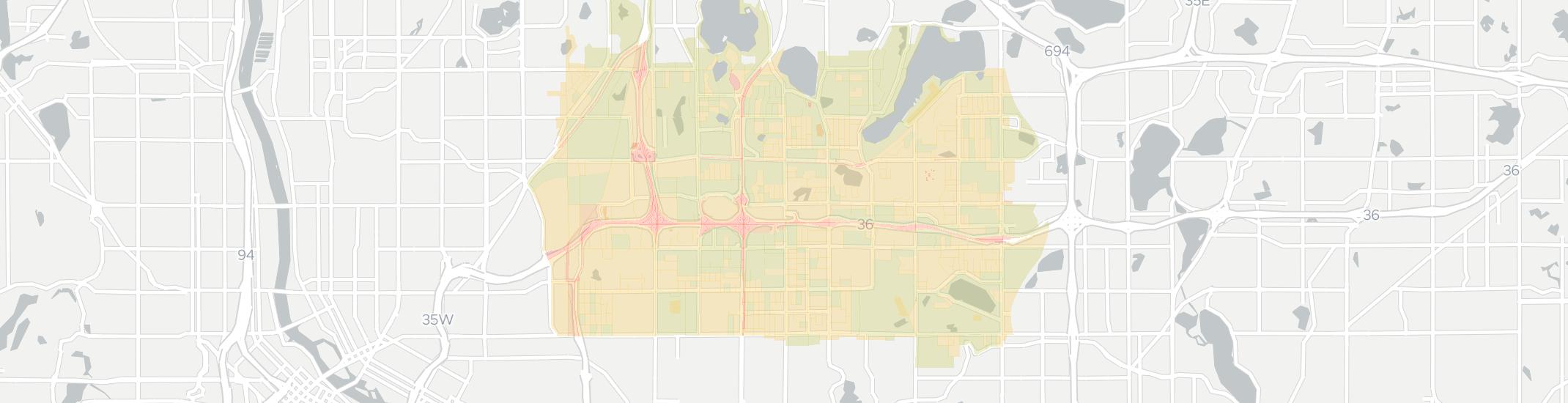 Roseville Internet Competition Map. Click for interactive map