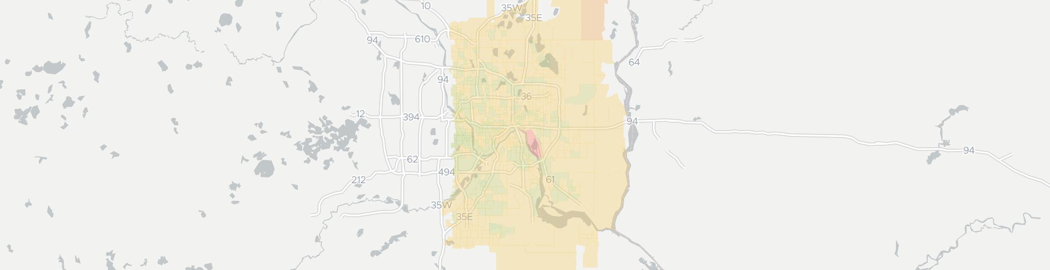 Saint Paul Internet Competition Map. Click for interactive map.
