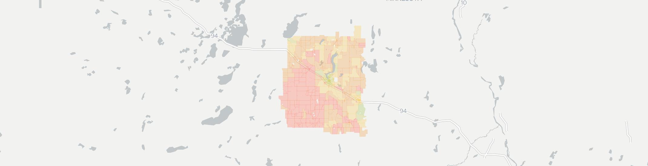 Sauk Centre Internet Competition Map. Click for interactive map.