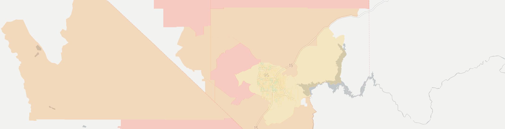 Las Vegas Internet Competition Map. Click for interactive map.