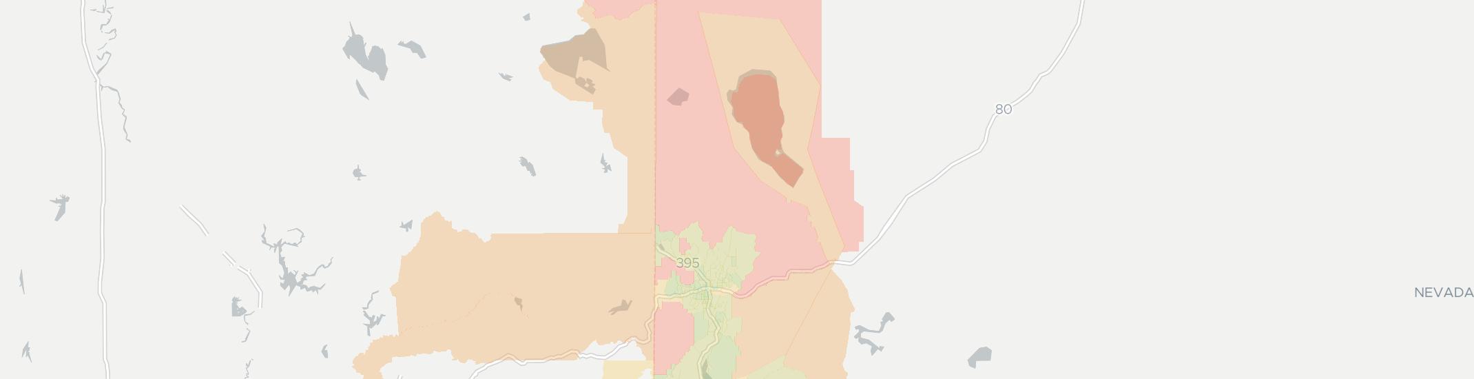 Reno Internet Competition Map. Click for interactive map.